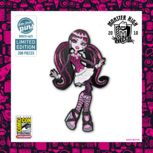 Monster High Glitter Pin Draculaura SDCC 2023 LE 200