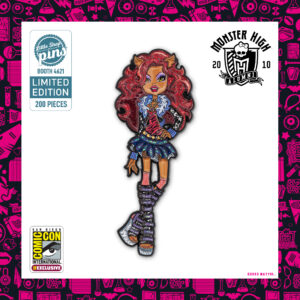 Monster High Glitter Pin Clawdeen Wolf SDCC 2023 LE 200