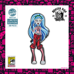 Monster High Glitter Pin Ghoulia Yelps SDCC 2023 LE 200